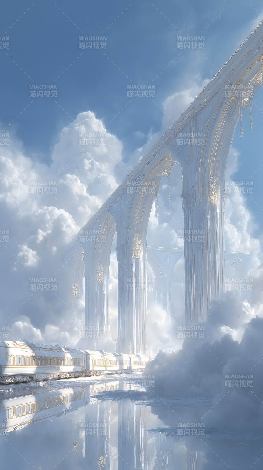 云端列车之旅图片