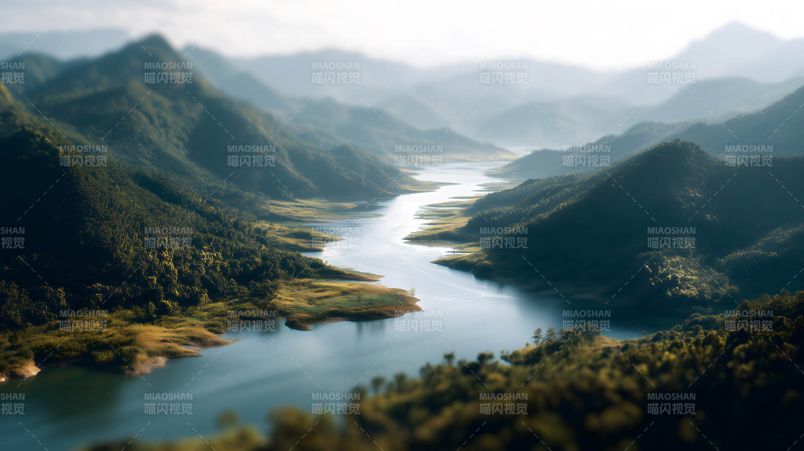 山河壮丽景象图片