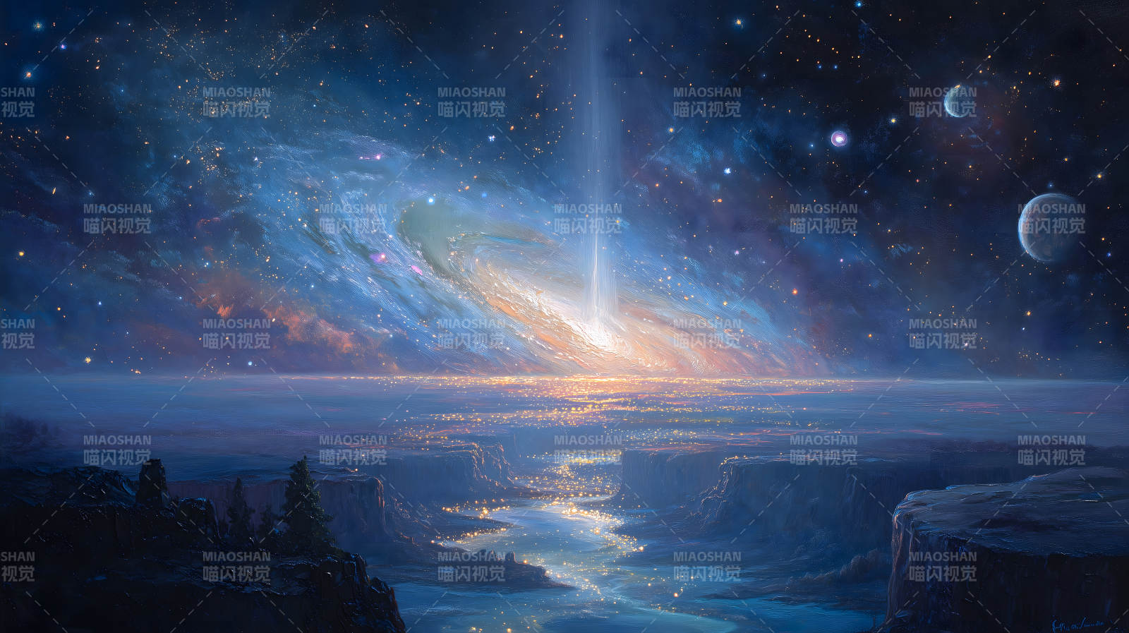 星空璀璨宇宙奇观图片