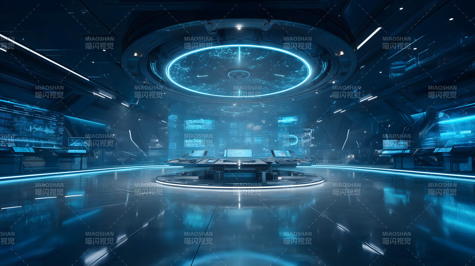 未来科幻指挥中心图片
