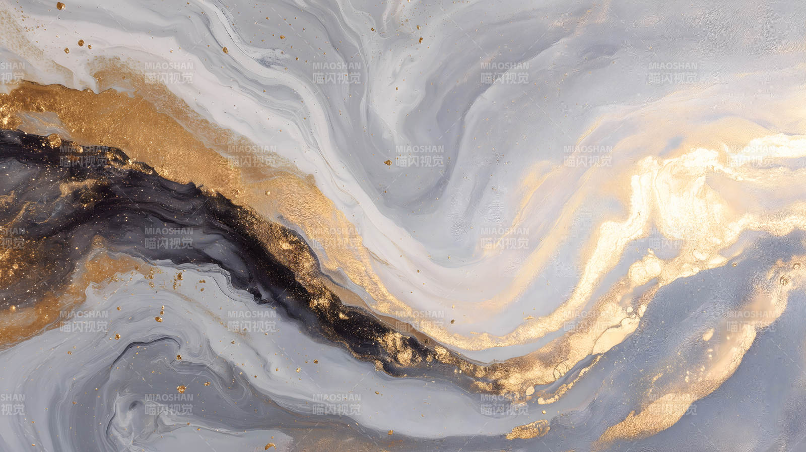 抽象大理石金箔纹理图片