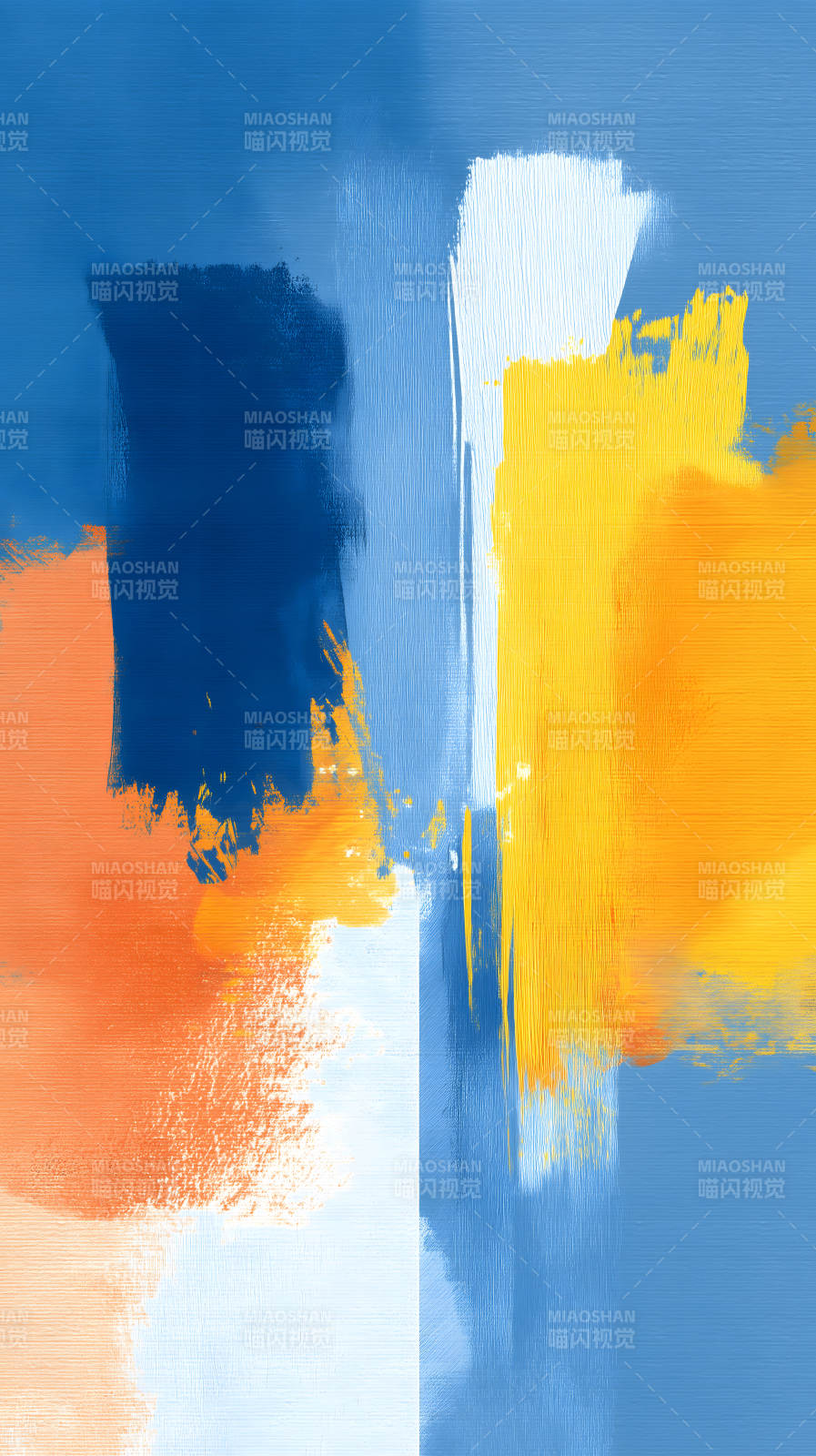 抽象的色彩碰撞图片