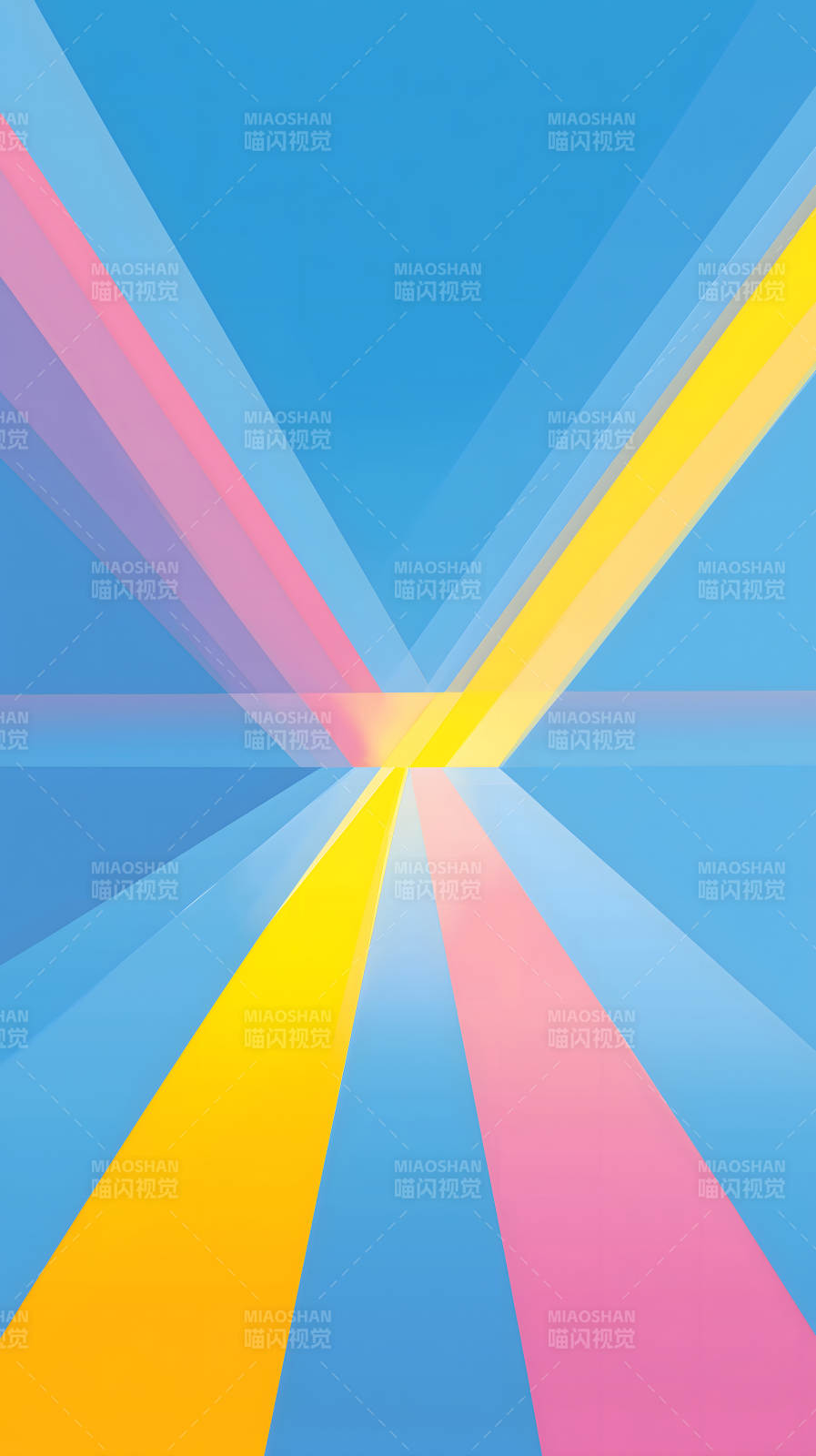 抽象几何彩色线条图片