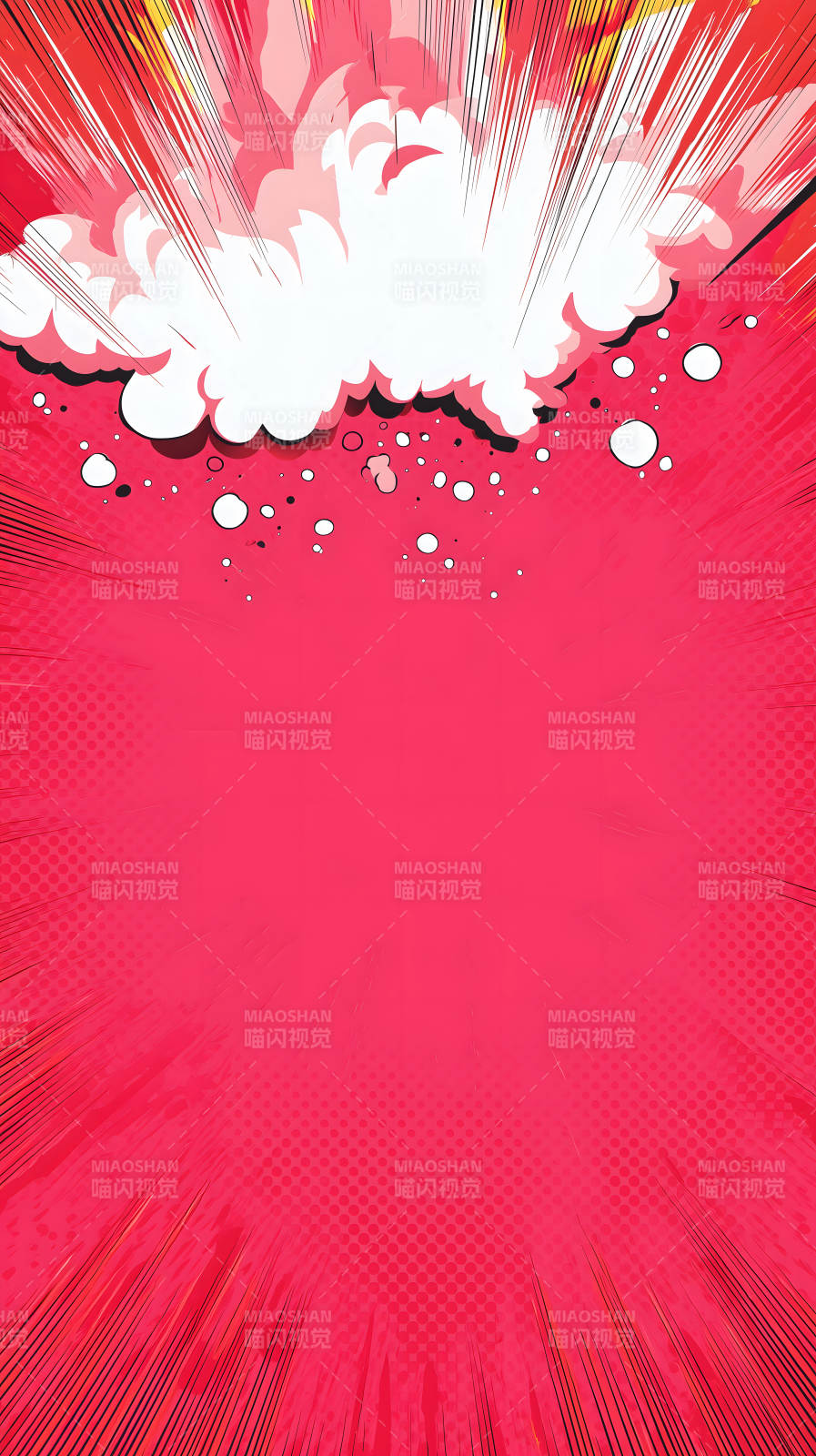 漫画风格爆炸背景图片