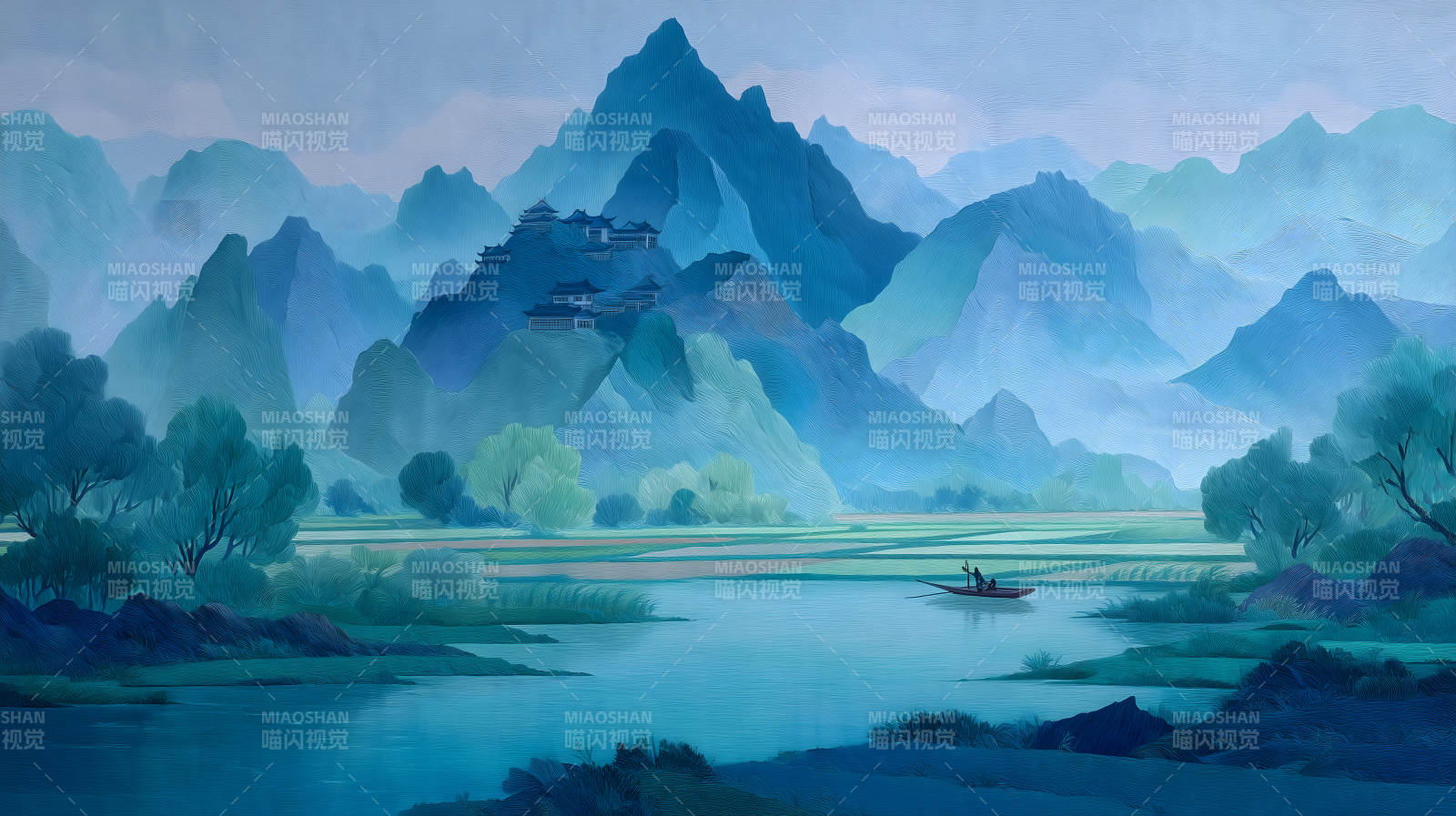 山水如画意境悠远图片