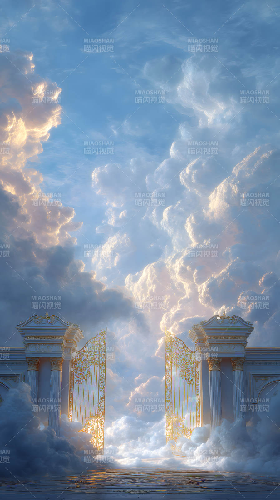 天堂之门云海景象图片