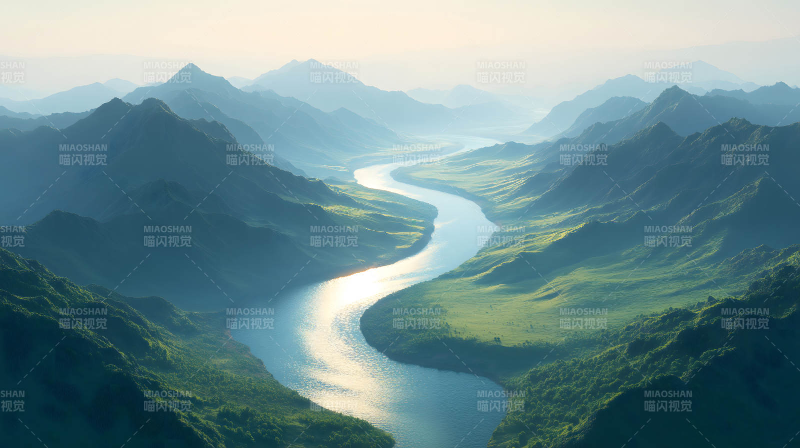 山河壮丽景色宜人图片