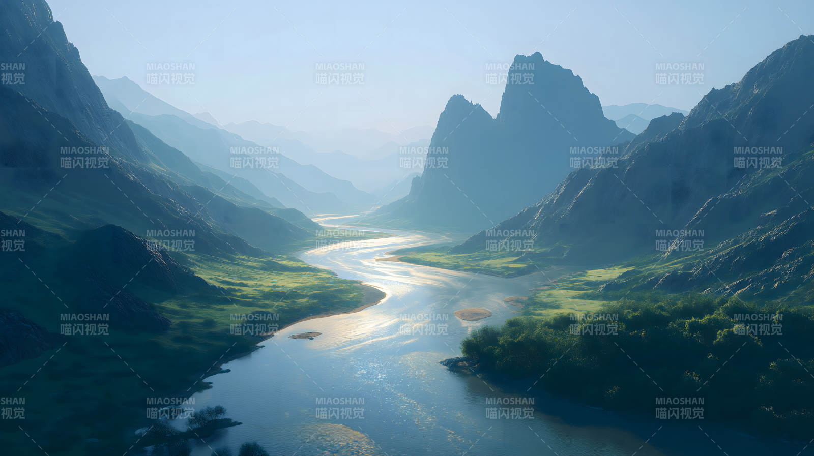 山川河流风景优美图片