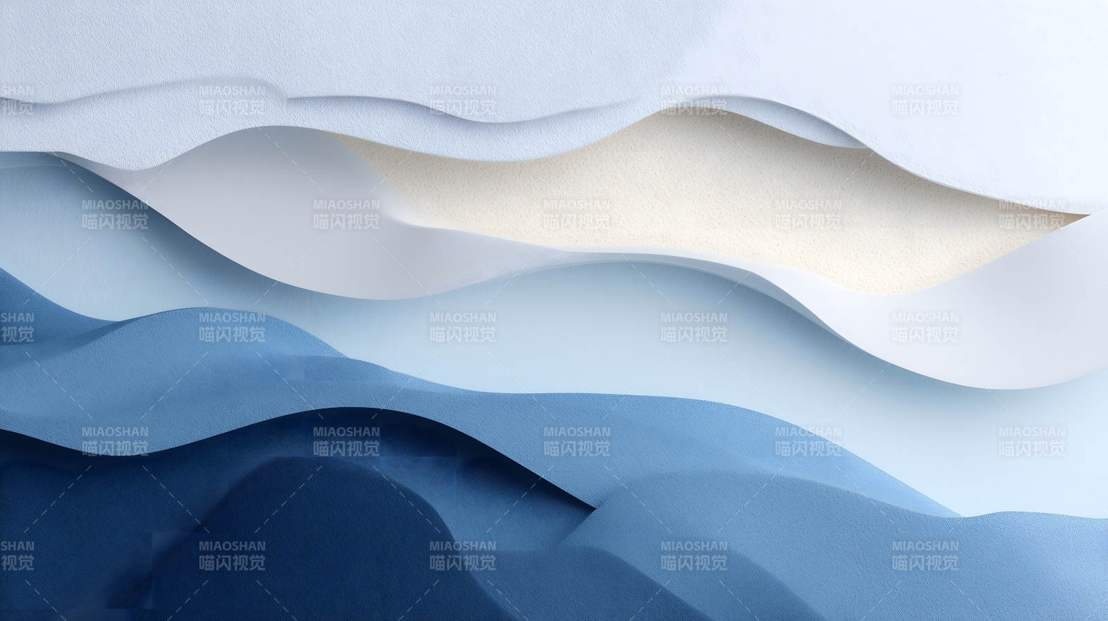 蓝色渐变层次感图片