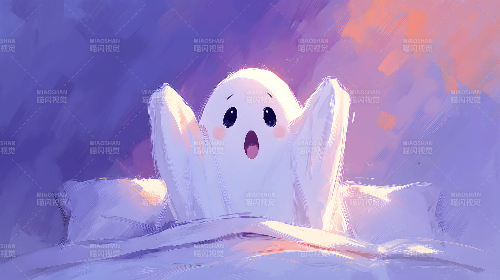 可爱小幽灵图片