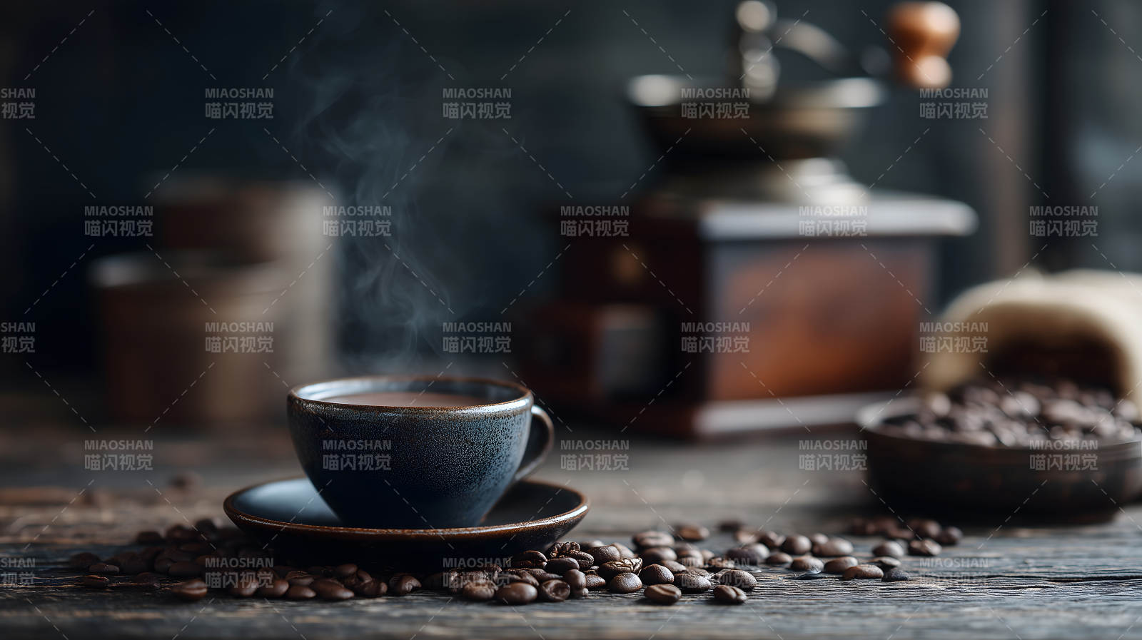 咖啡香气温暖时光图片