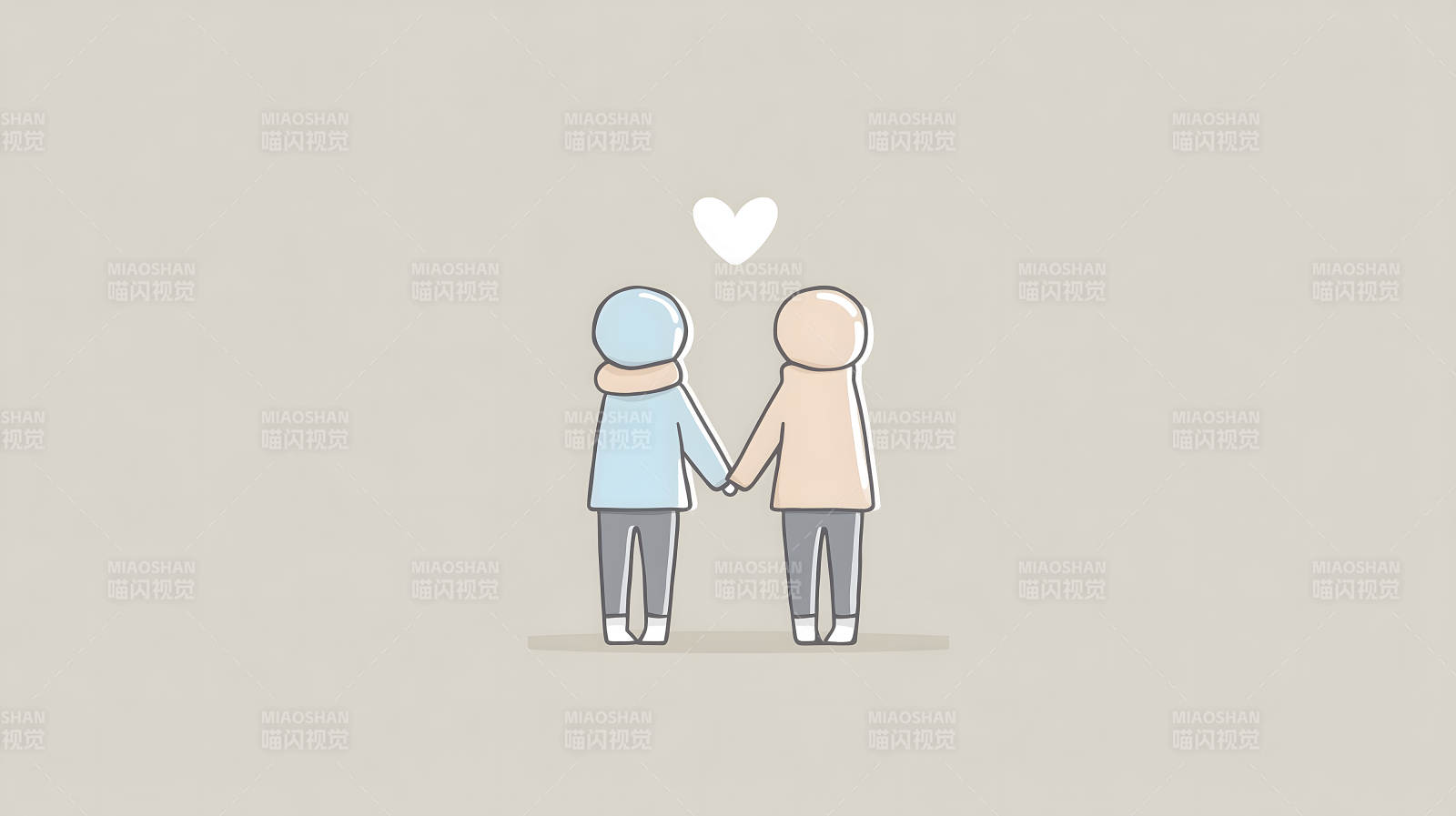 相爱的人手牵手图片