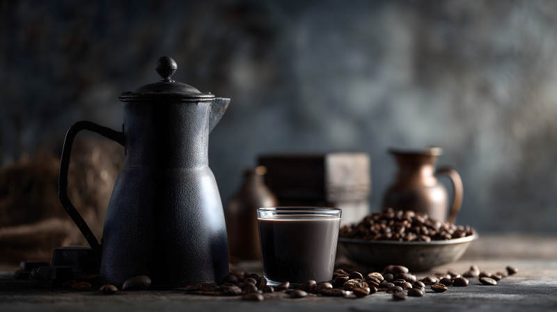 咖啡的浓郁时光图片