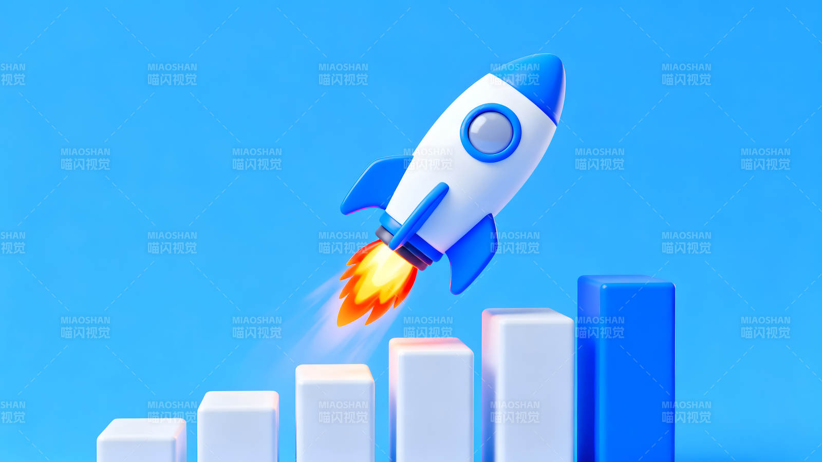 火箭发射增长图示图片