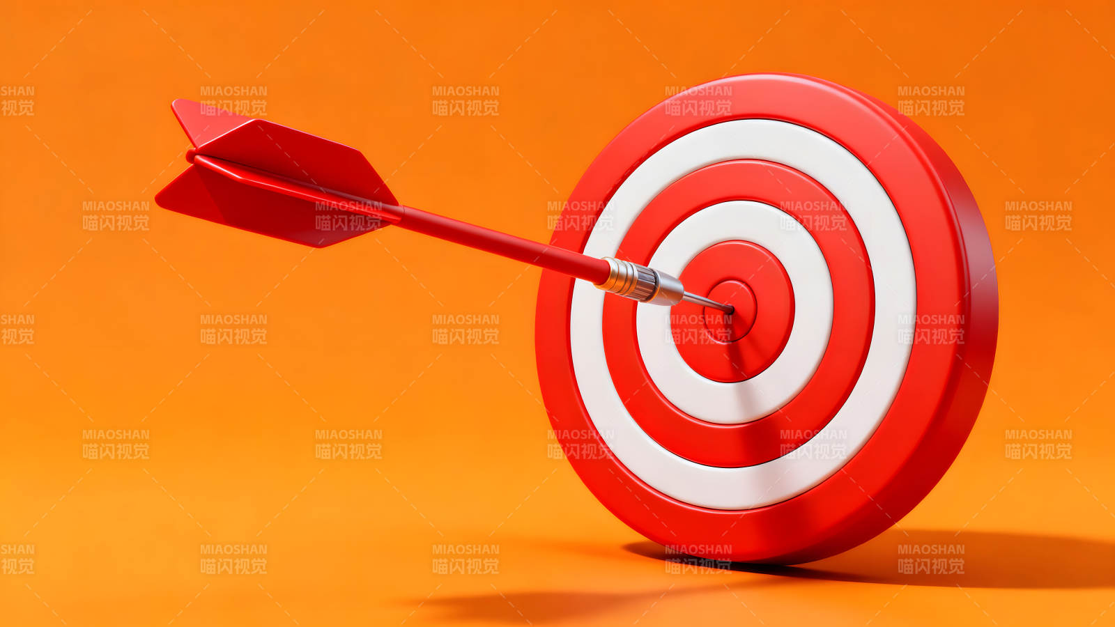 飞镖命中靶心目标达成图片