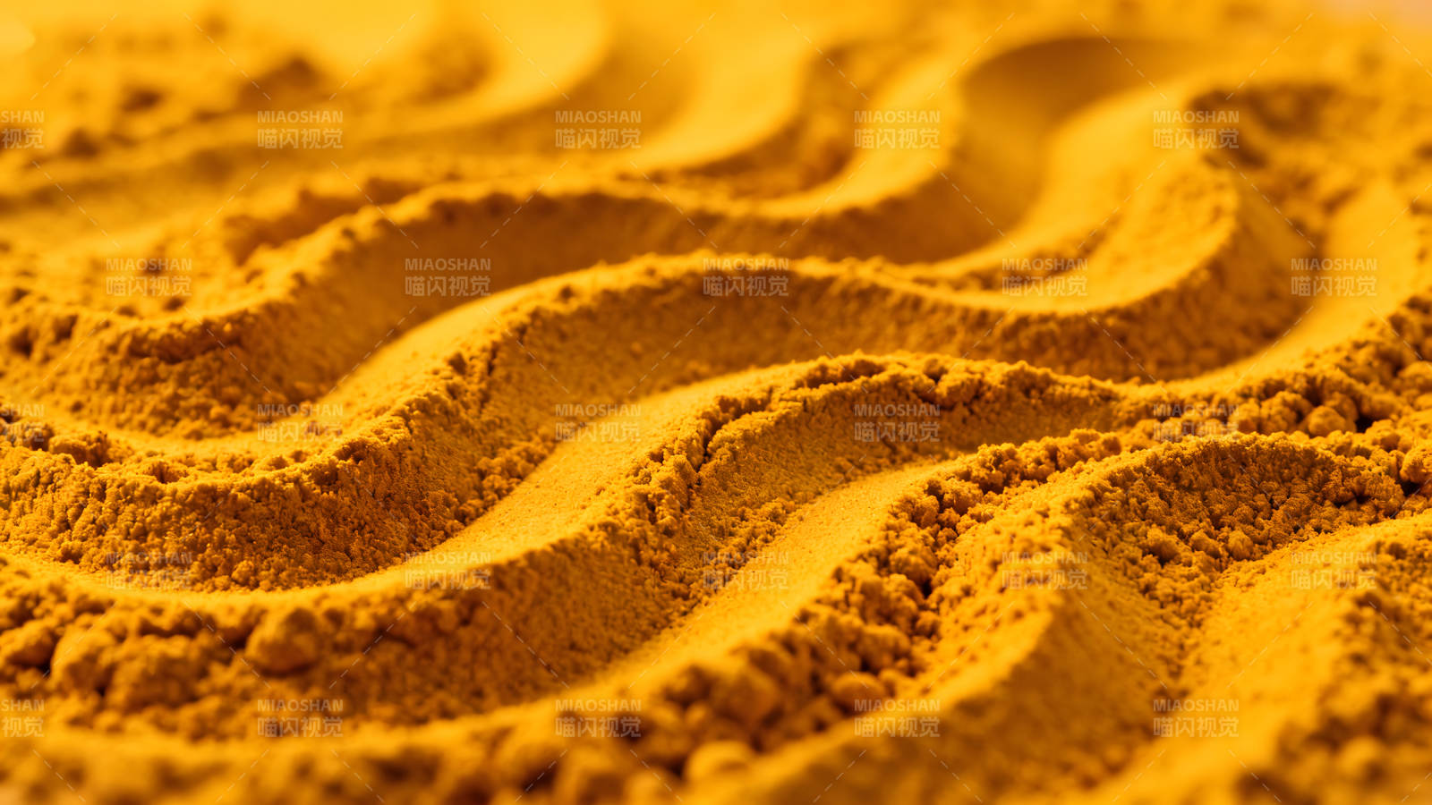 金黄色粉末的纹理与曲线图片