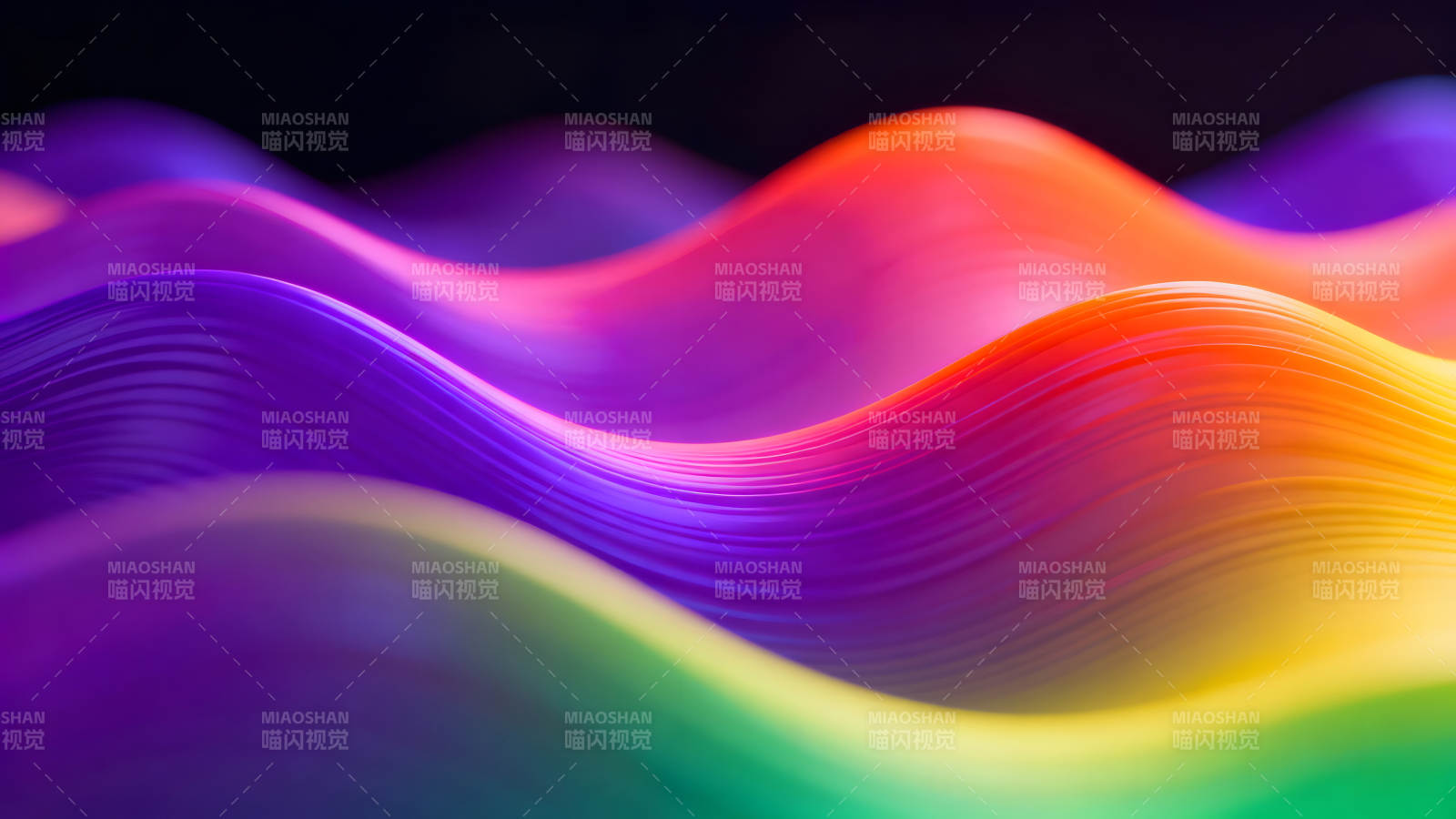 彩色波浪纹理背景光线渐变图片