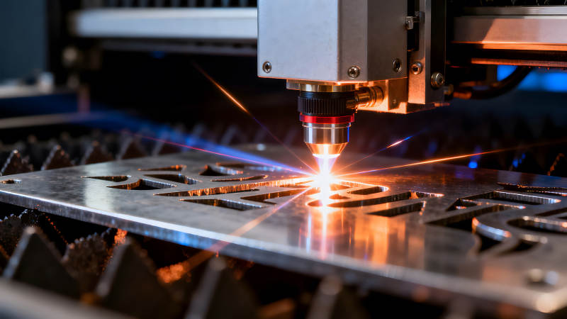 激光切割金属板精准快速图片