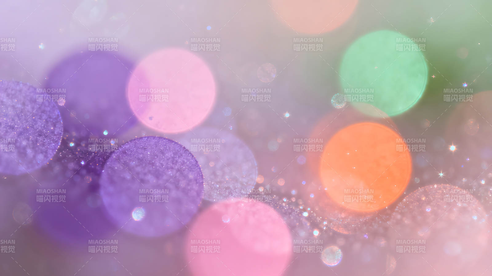 梦幻般的光斑背景图片