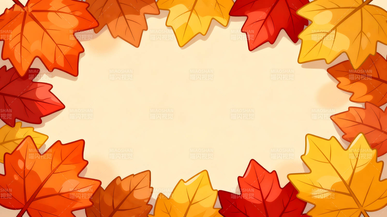 秋季落叶背景图图片