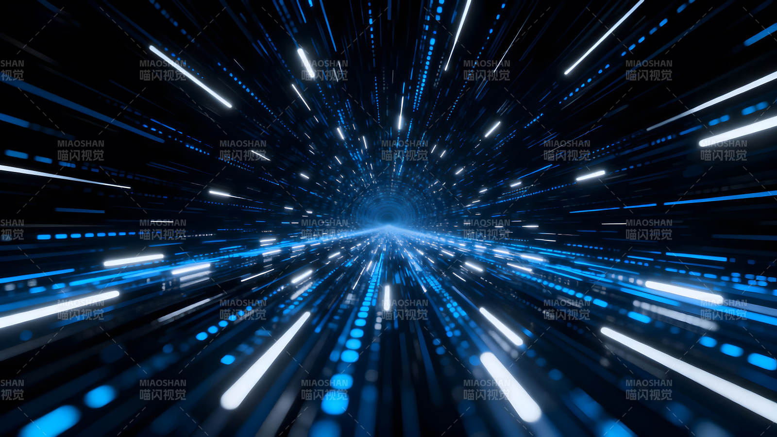 深邃隧道光线特效图片