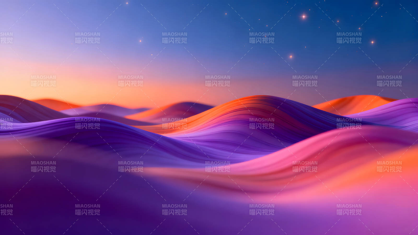 梦幻般的抽象风景图片