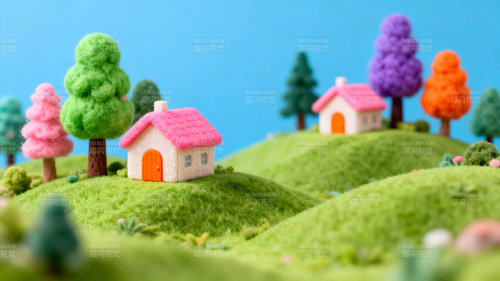 童话世界里的可爱小房子图片