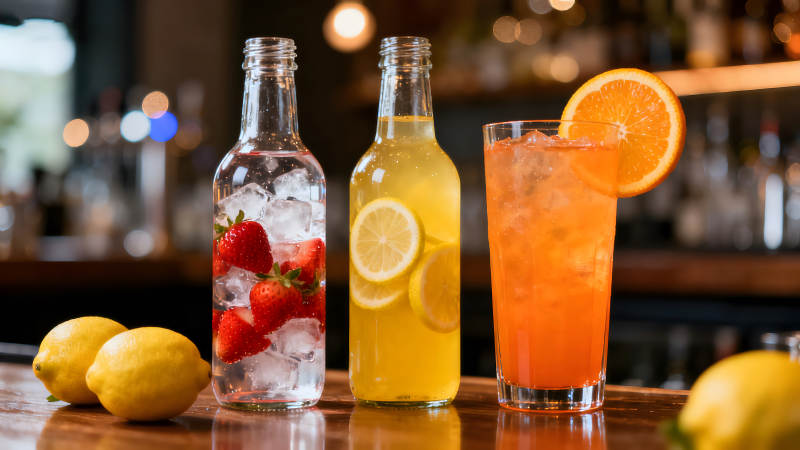 夏日饮品特写缤纷清爽图片