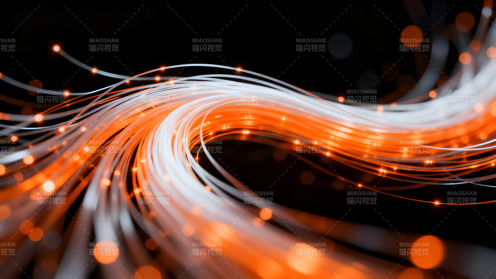 光纤网络抽象艺术图片