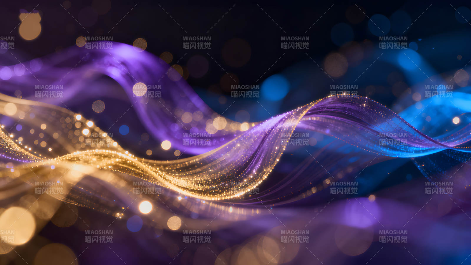 抽象光线流动画面唯美梦幻感图片