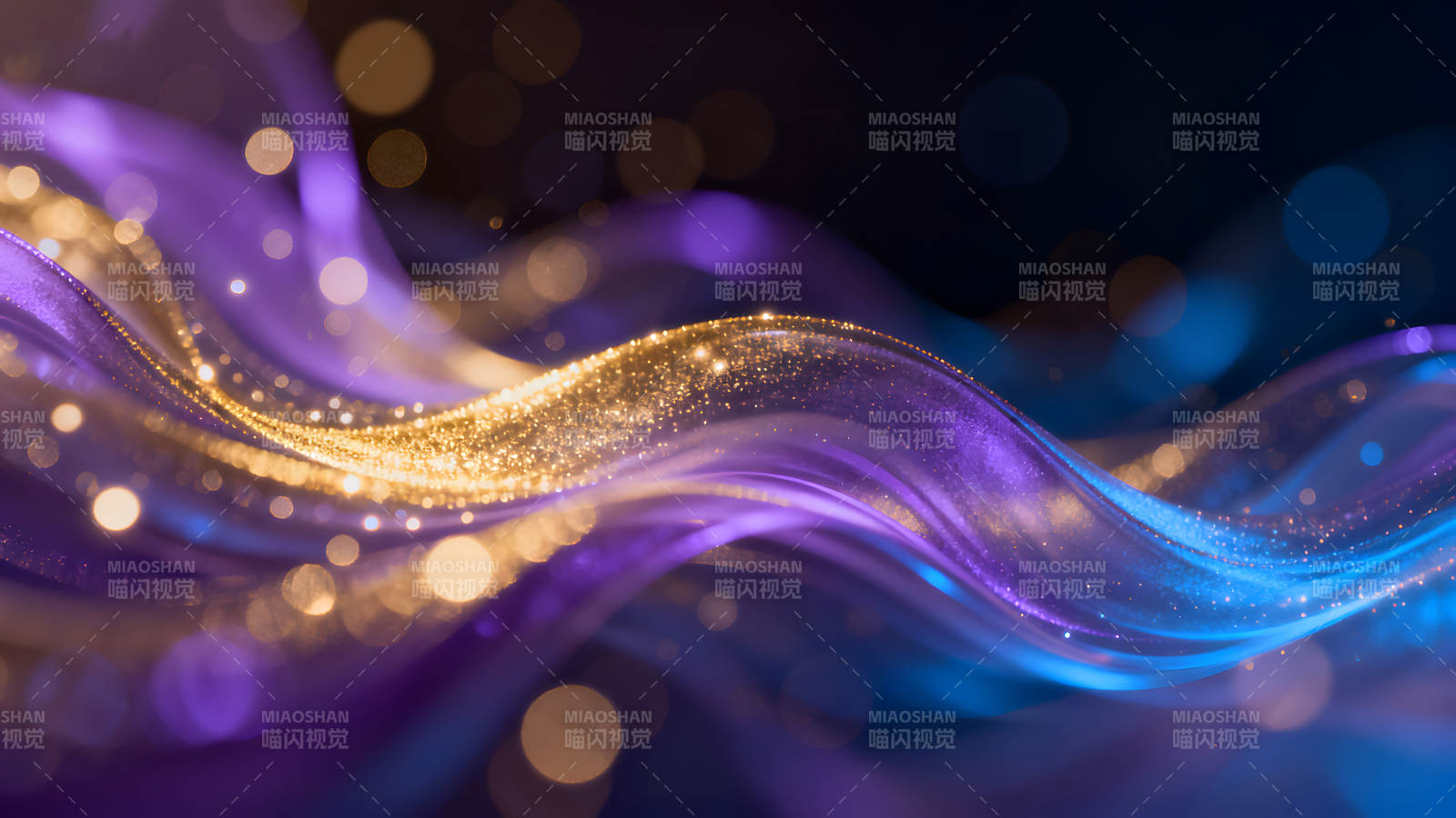 梦幻光线流淌迷人光晕与色彩交织图片