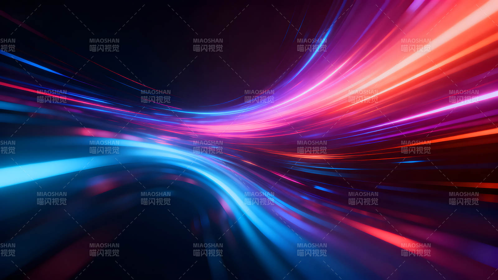 炫彩光束流动感十足的视觉效果图片