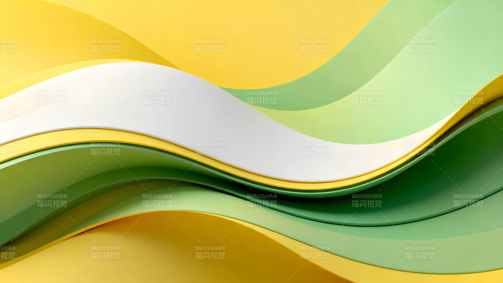 抽象的彩色波浪背景图片