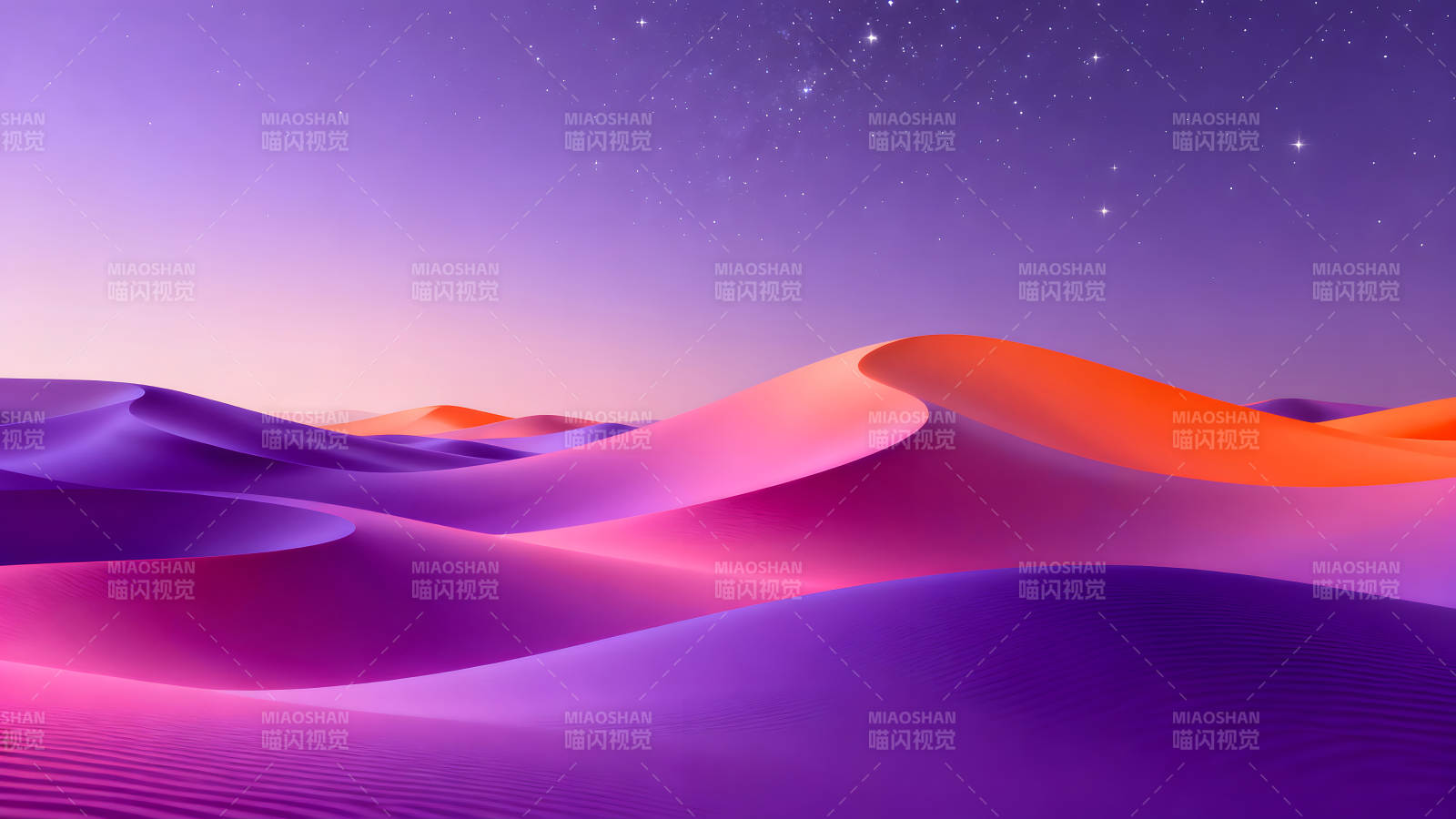 梦幻沙漠星空图片