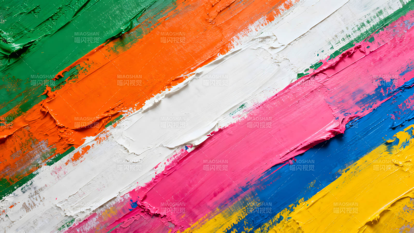 油画色彩纹理的抽象构成图片