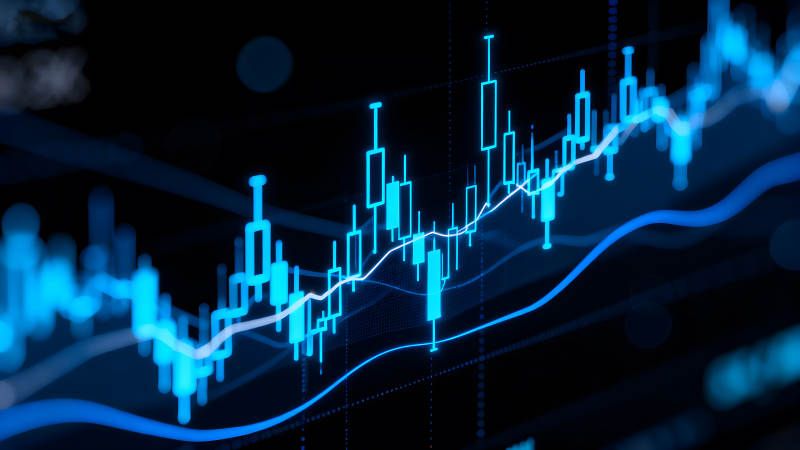 股市交易数据可视化图像图片
