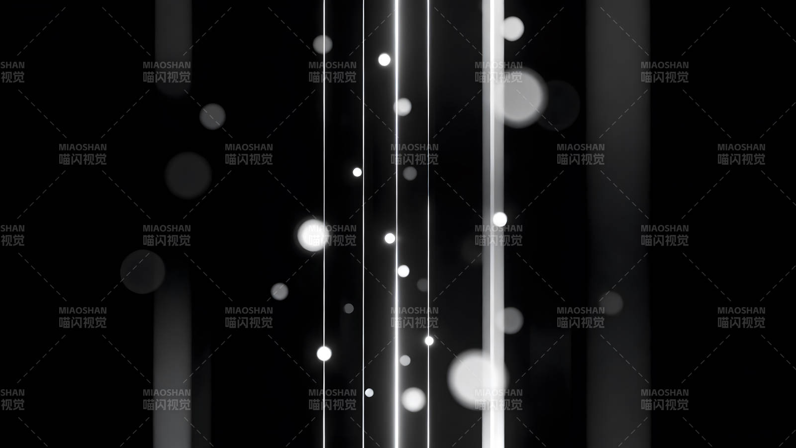 黑白线条与光点抽象艺术图片