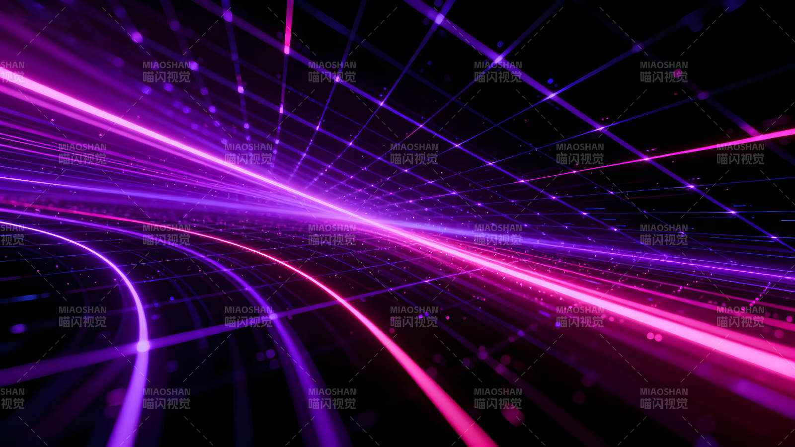 紫色光线交织的未来科技感图像图片