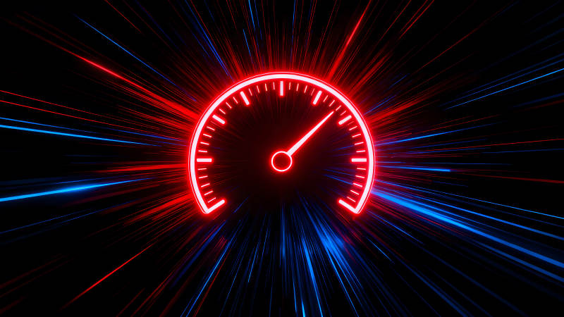 速度感仪表盘光线特效图片