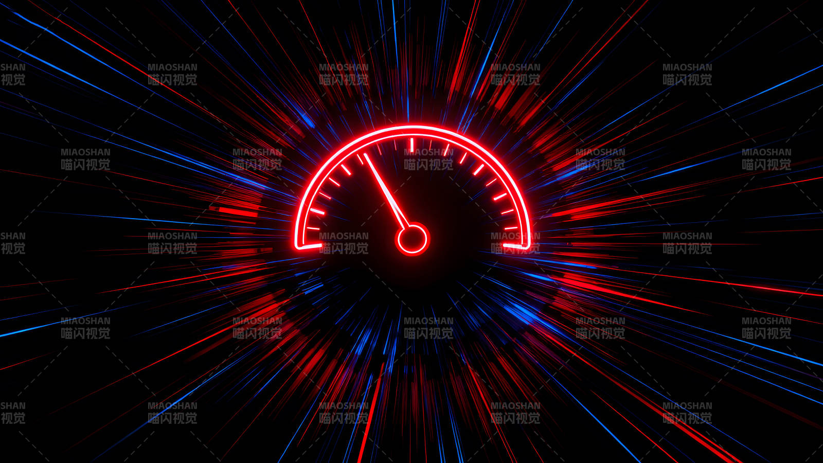 速度仪表盘的炫酷特效图片