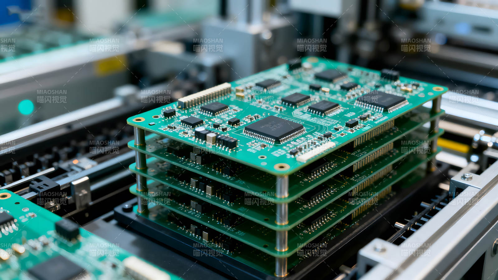 电路板堆叠制造过程图片