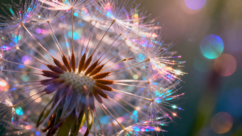 蒲公英的闪耀世界图片