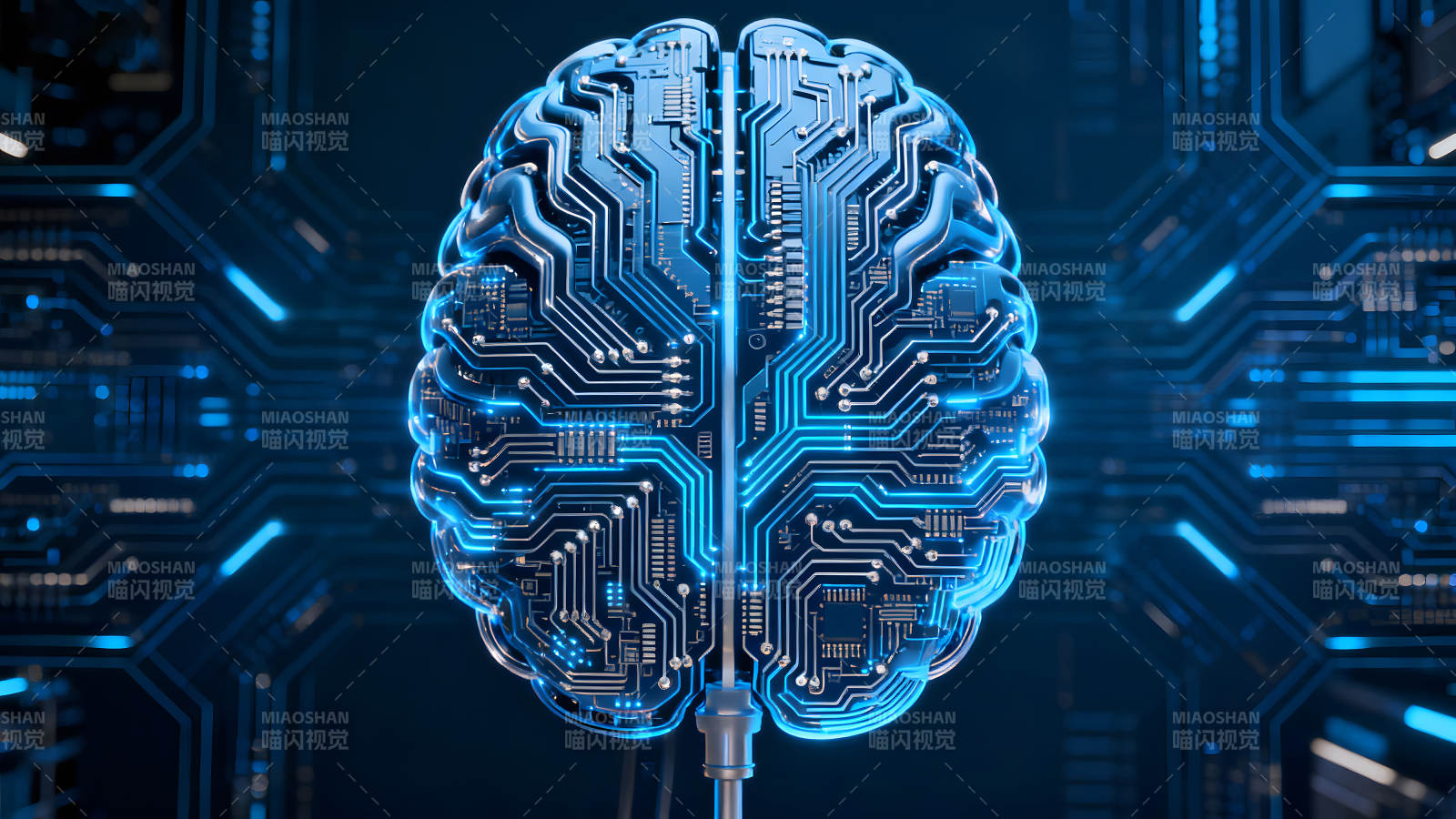 电子大脑科技感十足图片