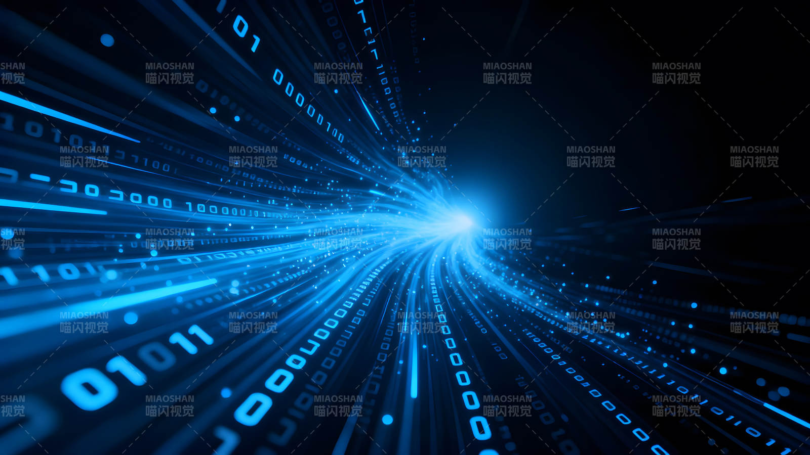 数据传输通道蓝光数字洪流图片