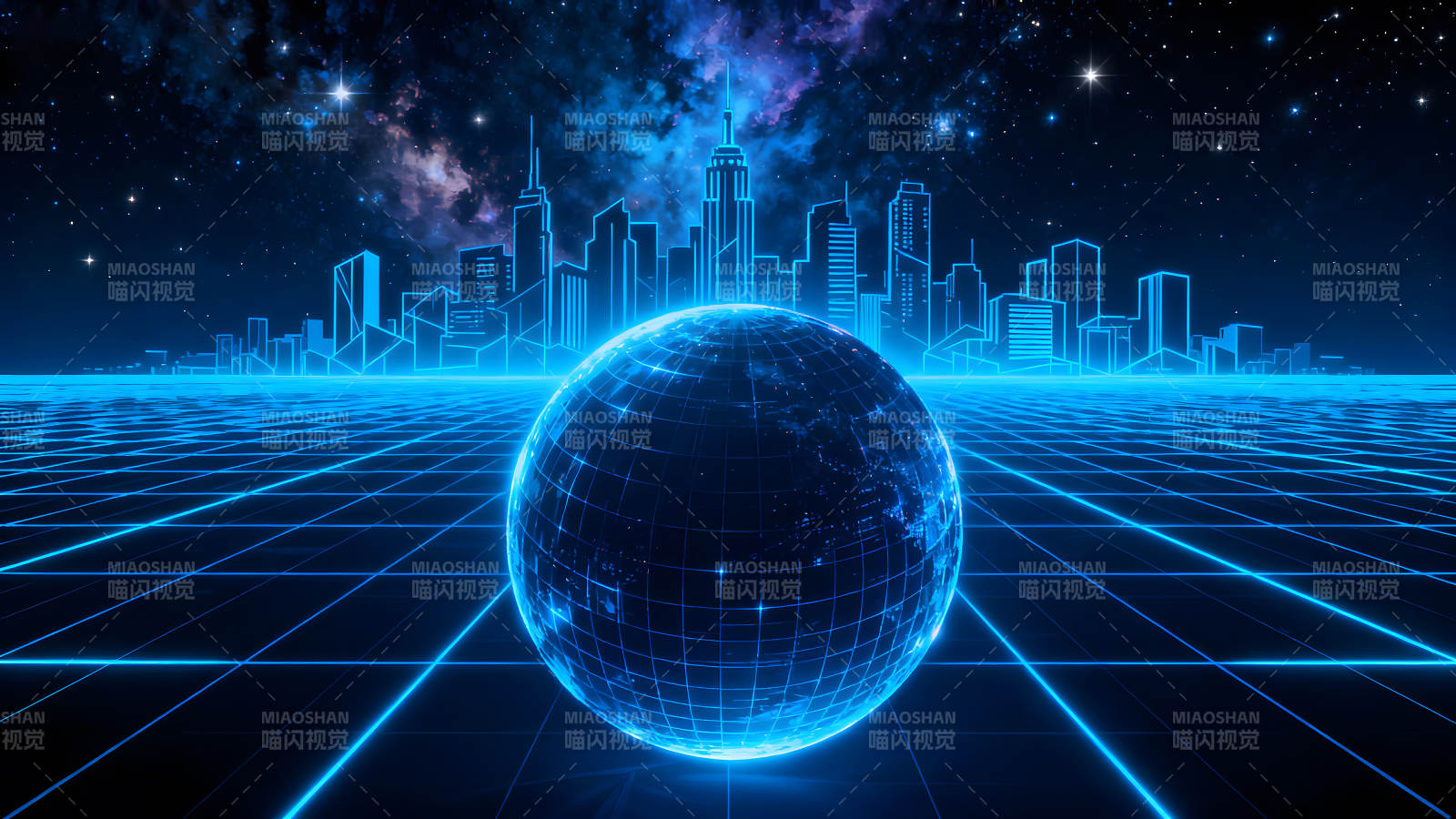 赛博朋克城市宇宙地球图片