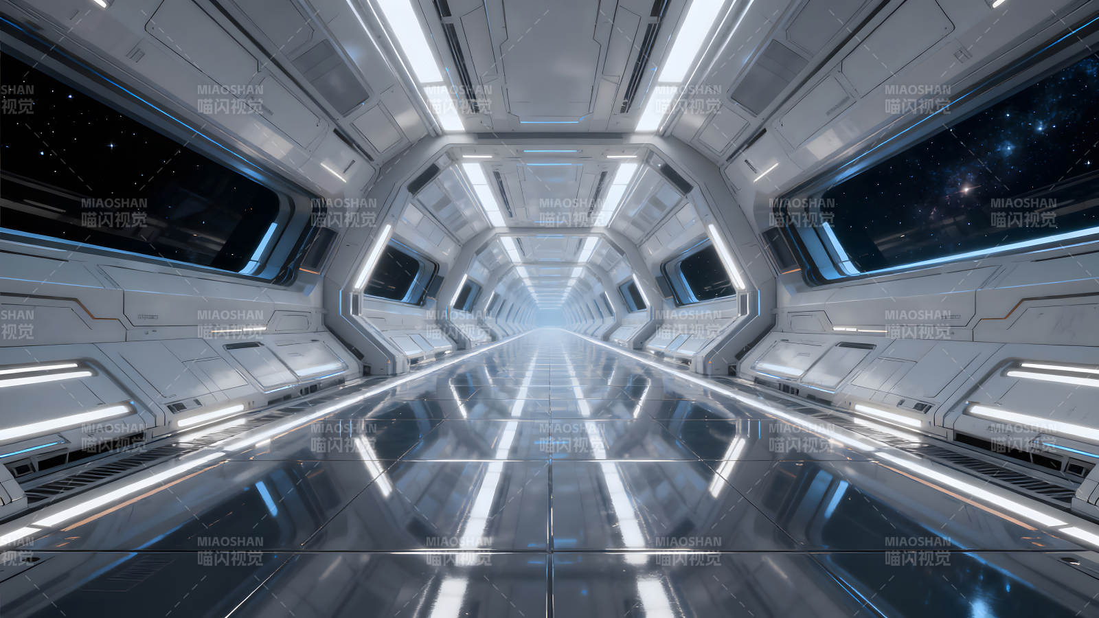 未来科技飞船内部空间图片