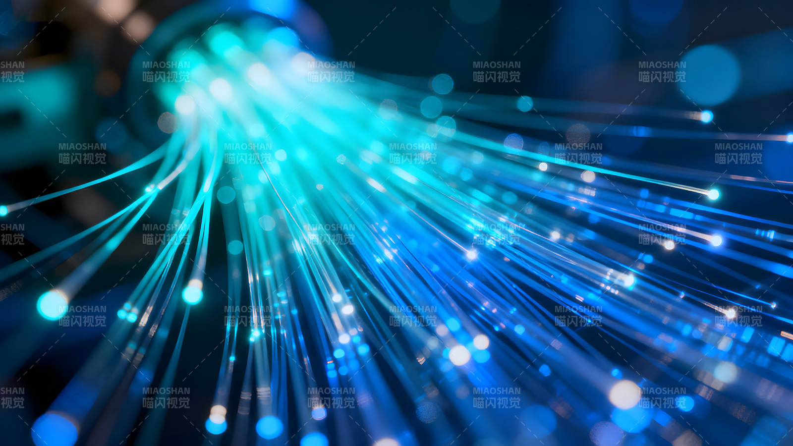 光纤网络数字世界高速数据传输图片