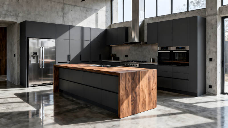 现代简约风格厨房设计图片