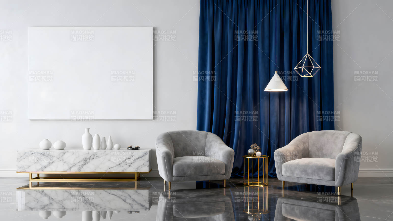 现代简约风格客厅室内设计图片