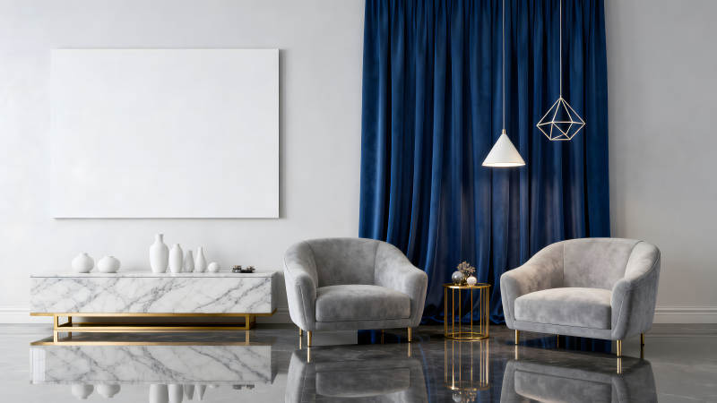 现代简约风格客厅室内设计图片